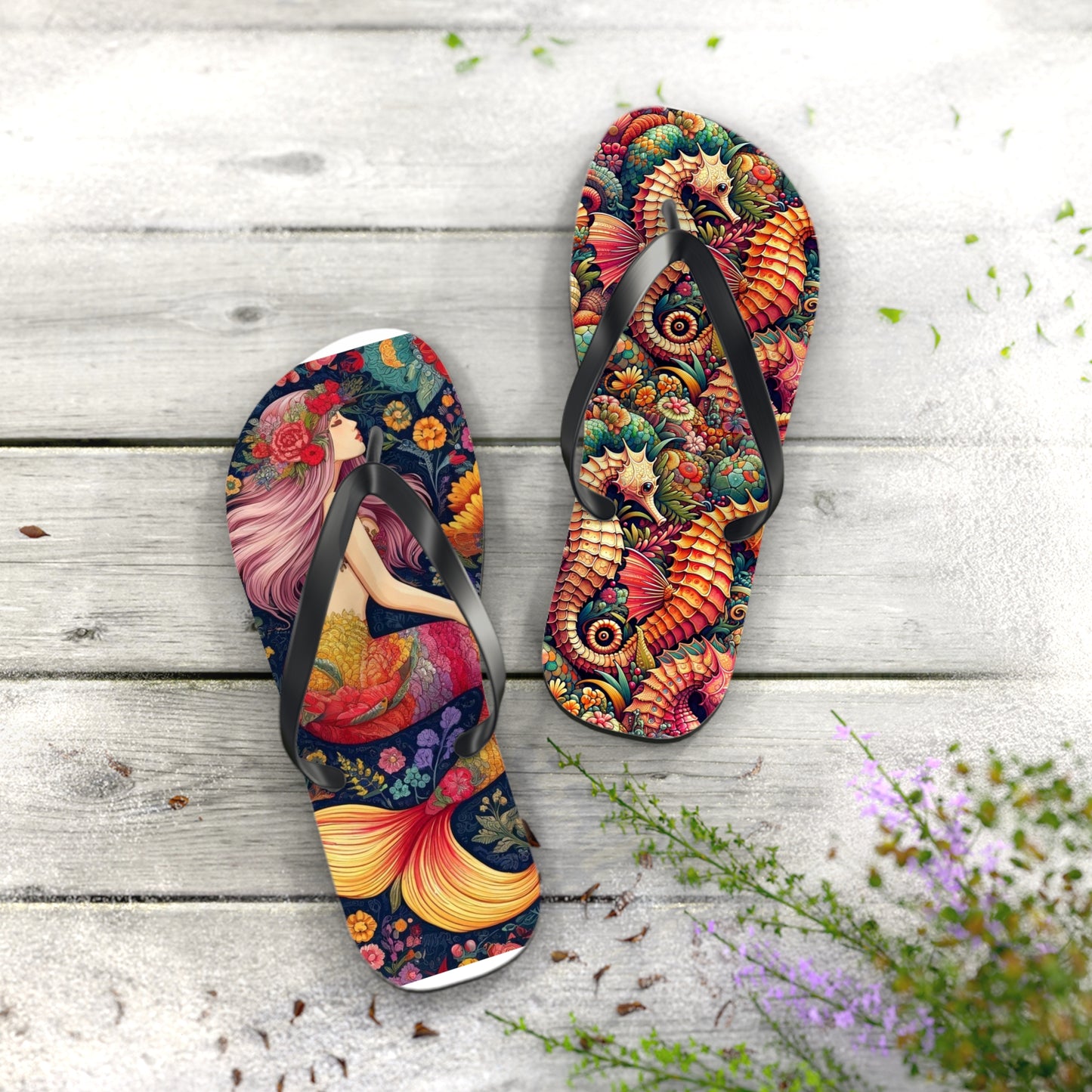 Mermaid: Flip Flops (Siren & Sea Dragon)