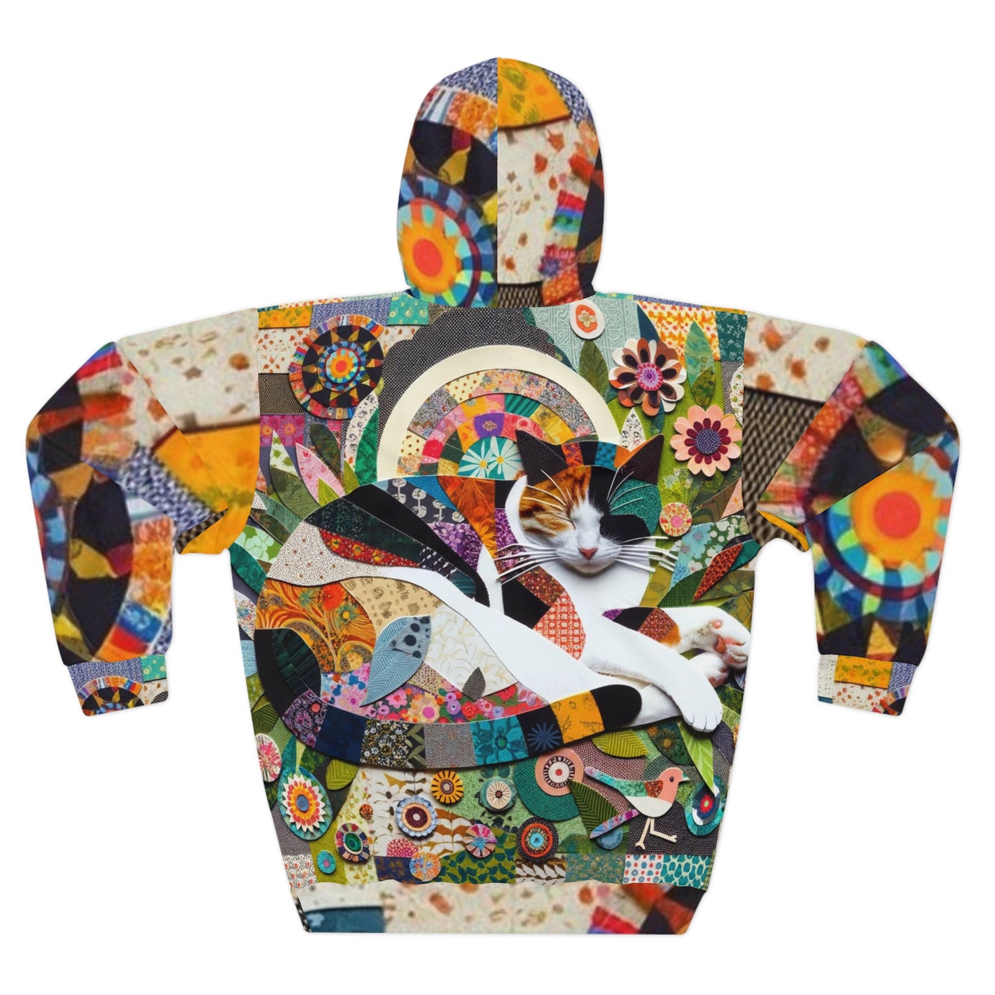 Cat: Hoodie (Patchwork Purrfection)