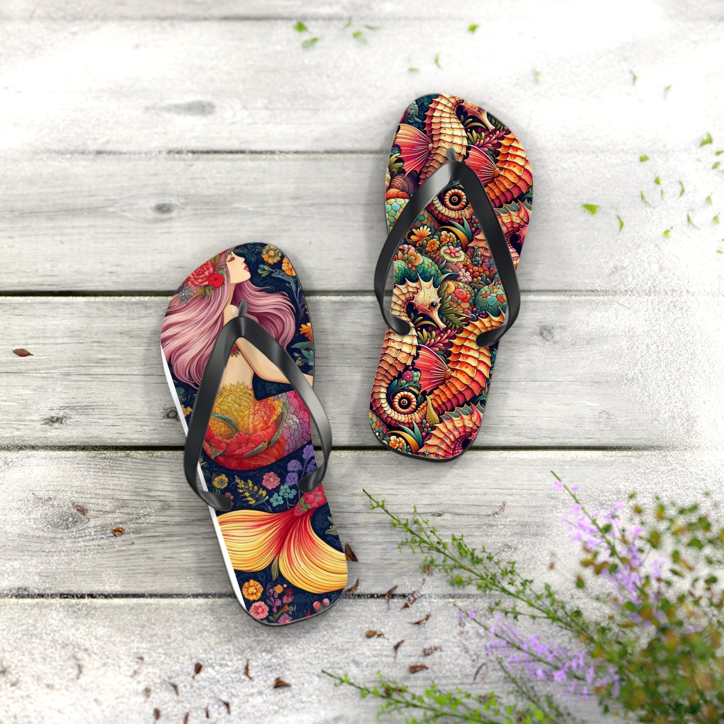 Mermaid: Flip Flops (Siren & Sea Dragon)