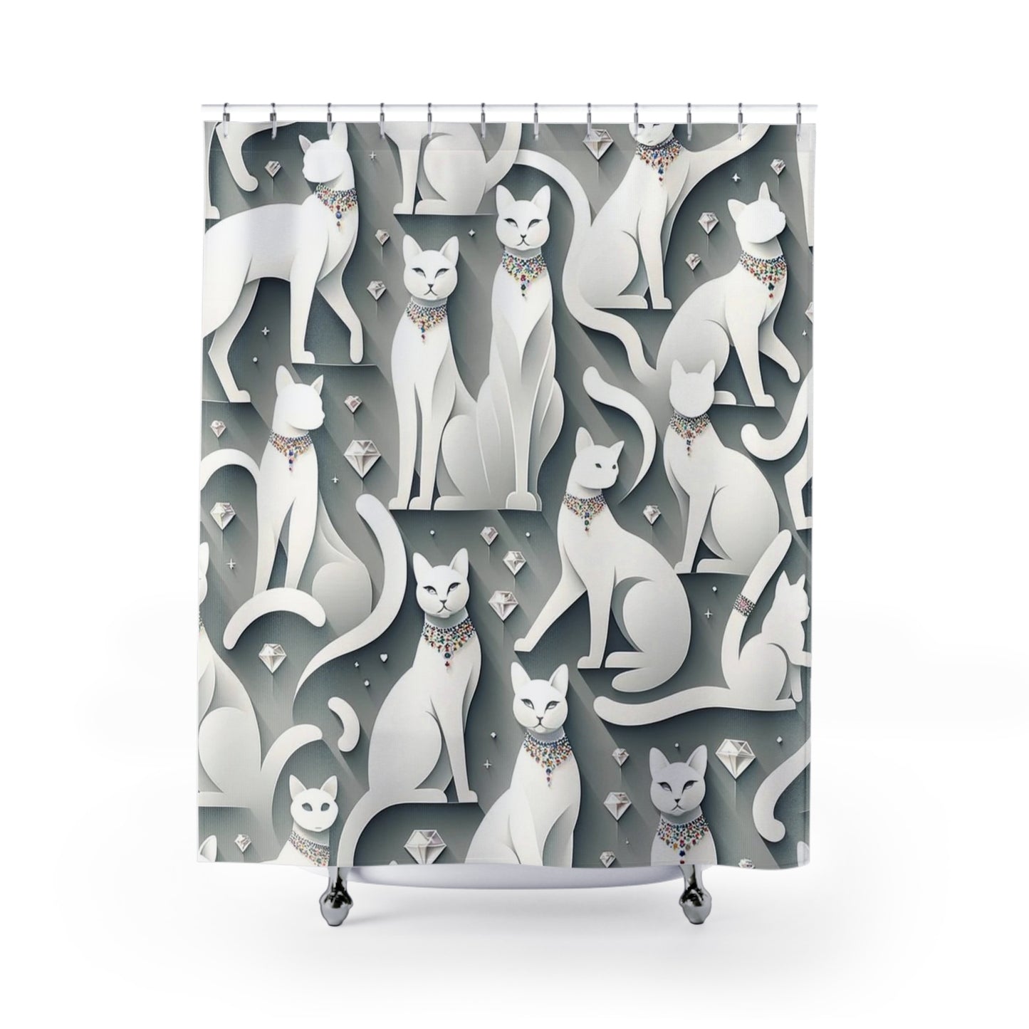 Cats: Shower Curtains (Elegant Felines)