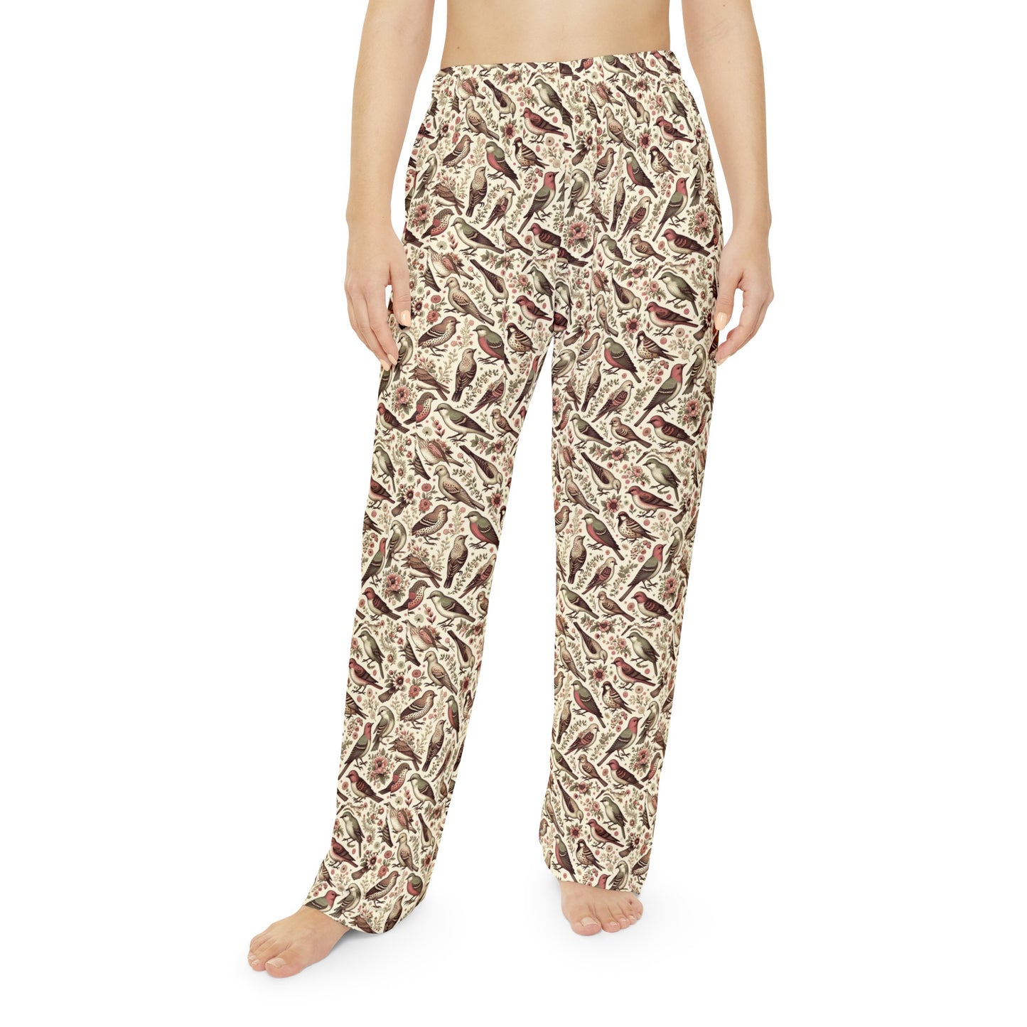Vintage: Women's Pajama Pants (Aviary Elegance)