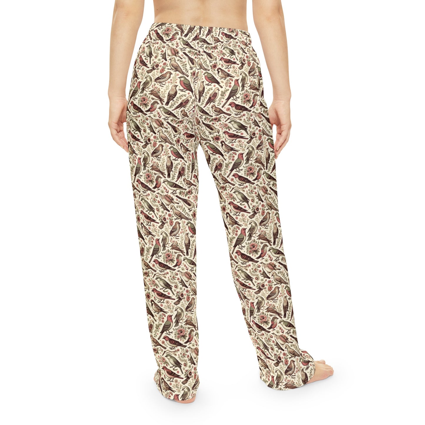 Vintage: Women's Pajama Pants (Aviary Elegance)