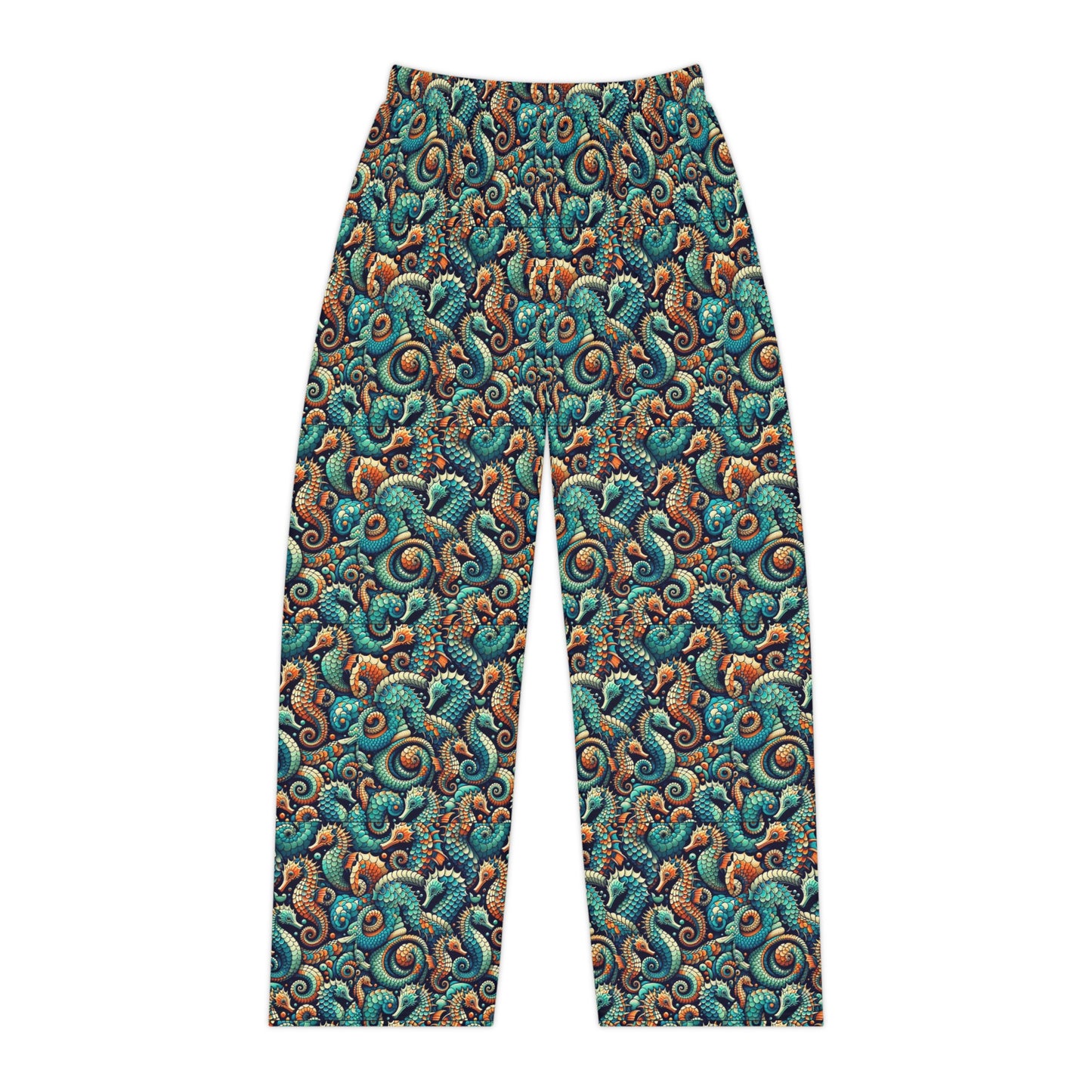 Mermaid: Pajama Pants (Seahorse Swirl)