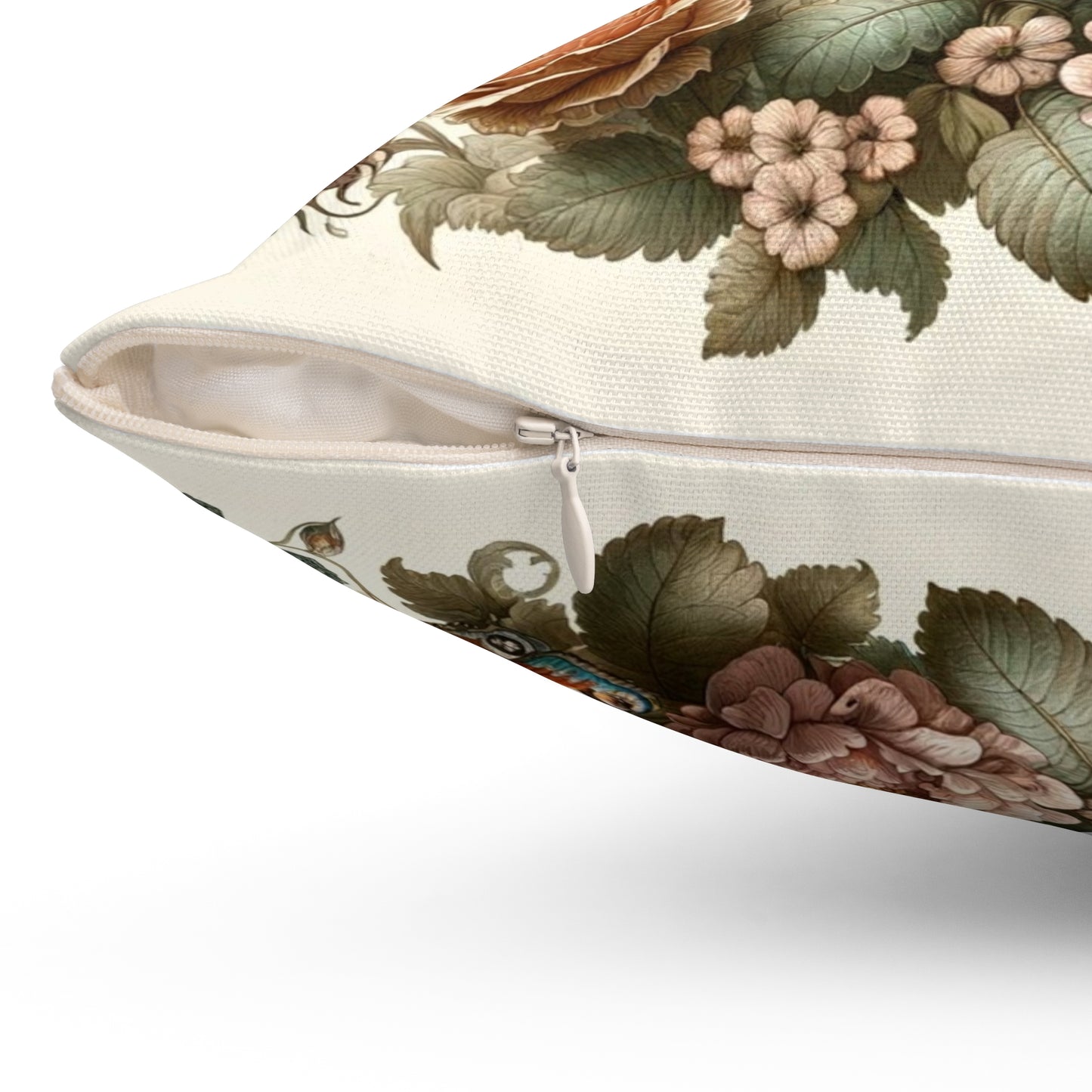 Vintage: Square Pillow (Butterfly Blossom)