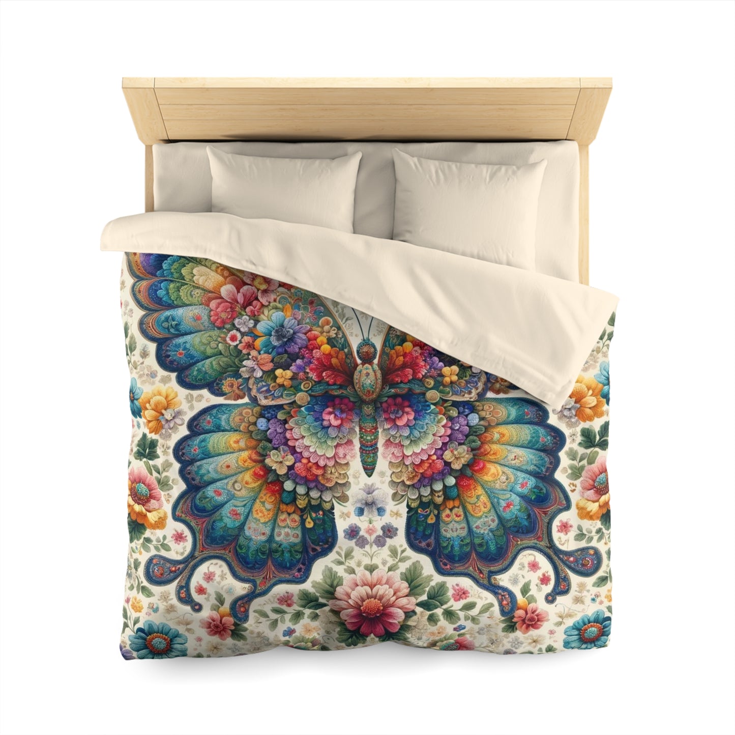Vintage: Duvet Cover (Vibrant Wings)