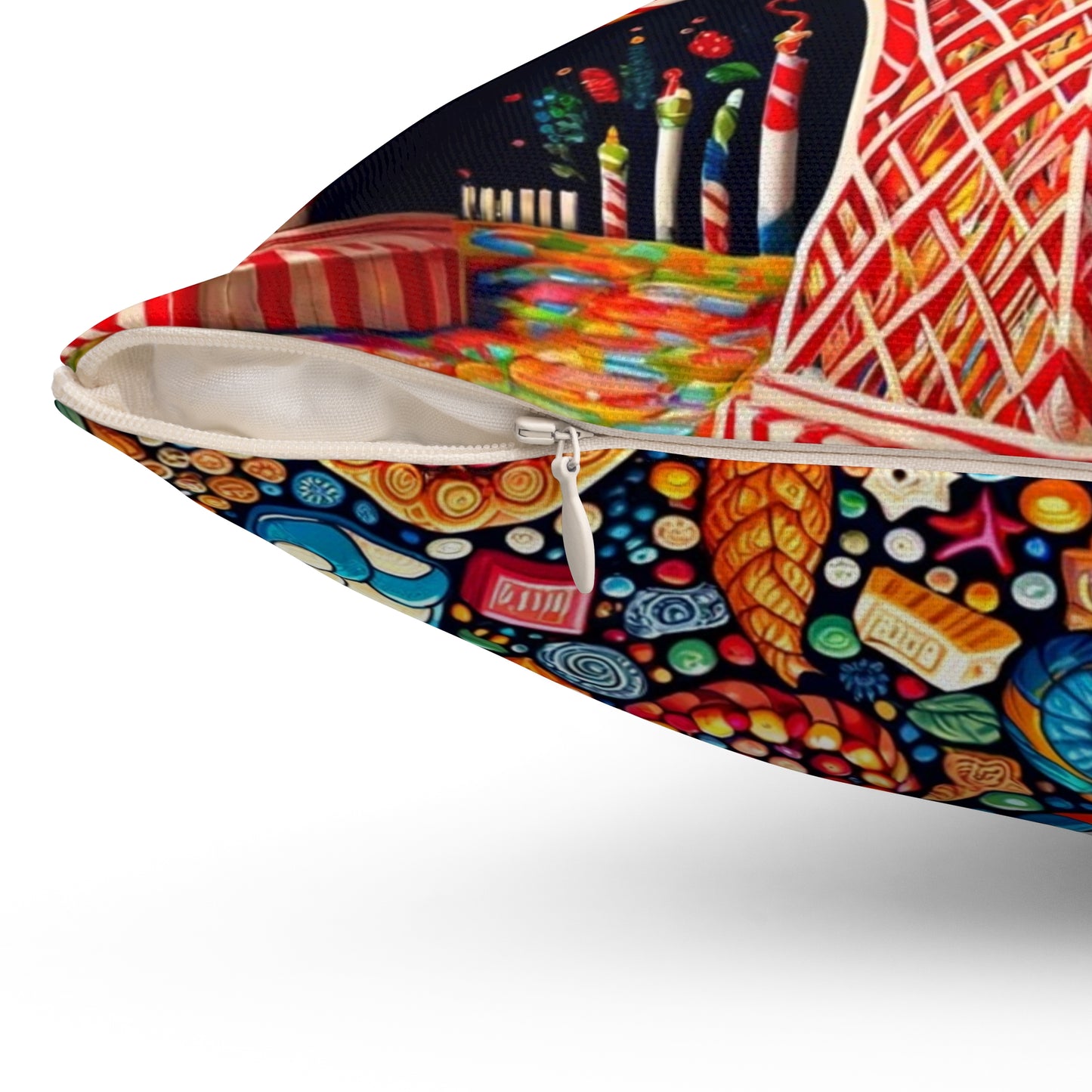 Treats: Square Pillow (Candy Parisian Dreams)