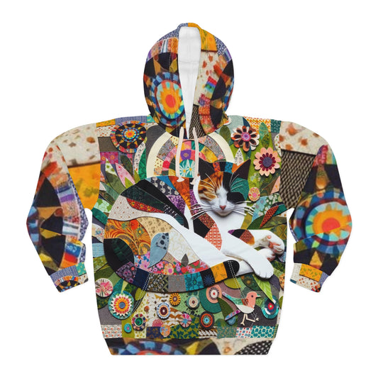 Cat: Hoodie (Patchwork Purrfection)