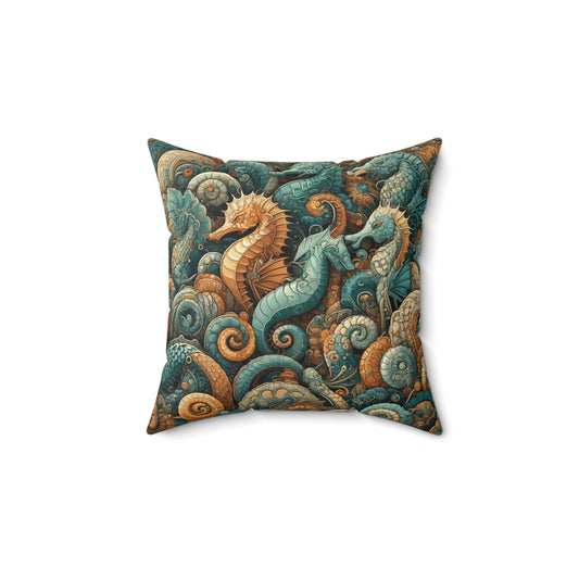 Mermaid: Square Pillow (Nautical Nirvana)