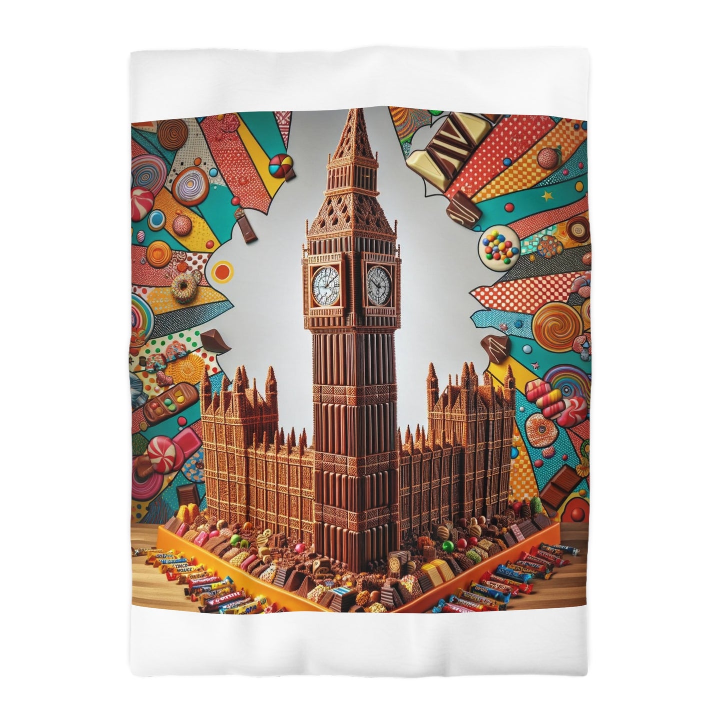 Treats: Duvet Cover (Big Ben Confection)