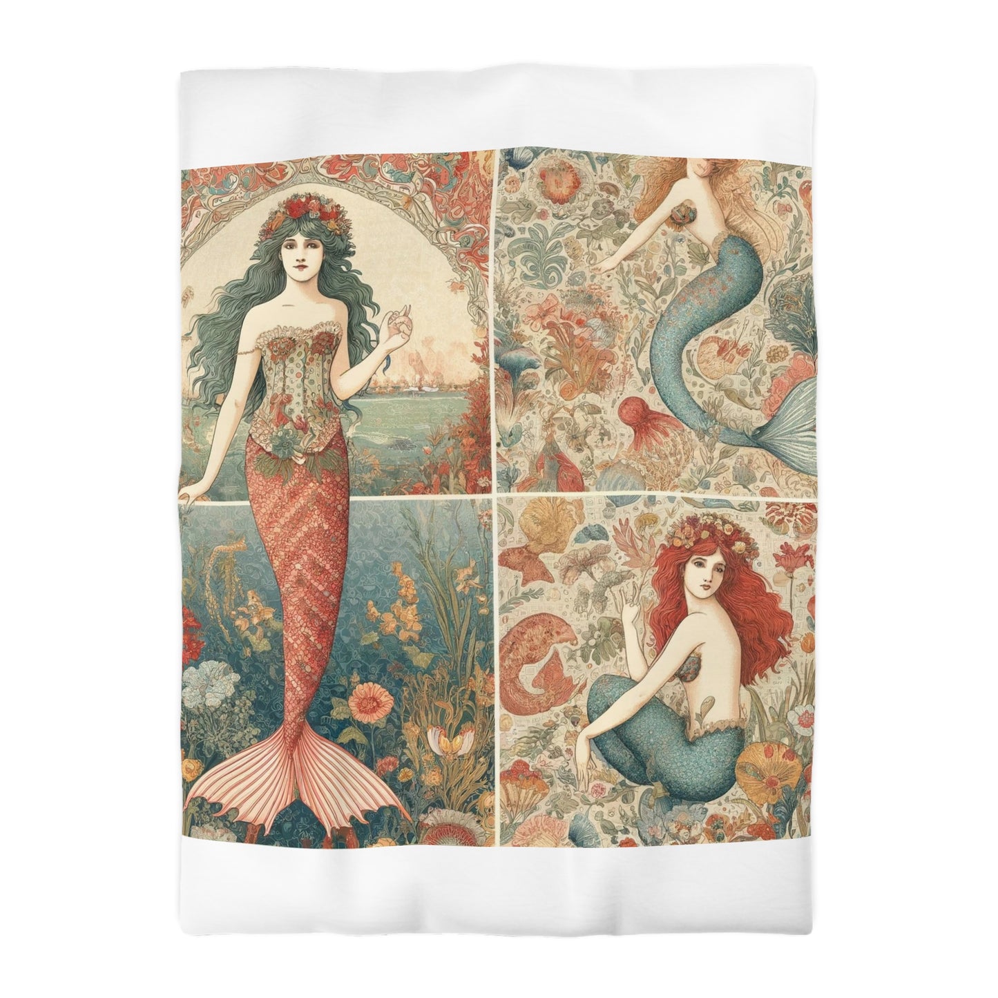 Mermaid: Microfiber Duvet Cover (Mermaid Tapestry)