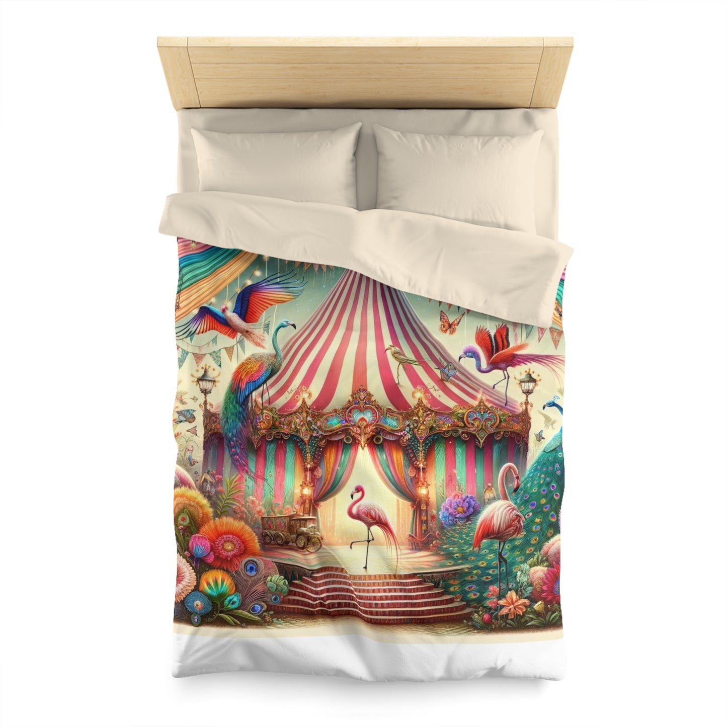 Flamingo: Microfiber Duvet Cover (Big Top Dreamland)