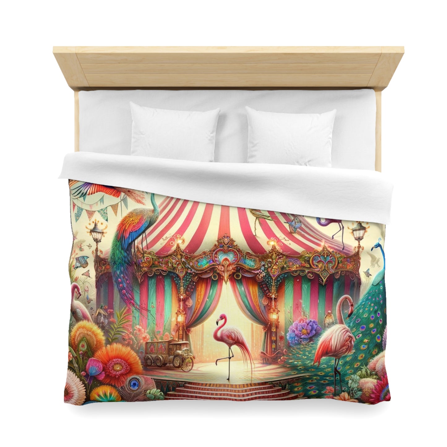 Flamingo: Microfiber Duvet Cover (Big Top Dreamland)