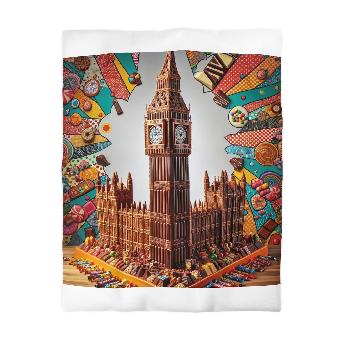 Treats: Duvet Cover (Big Ben Confection)