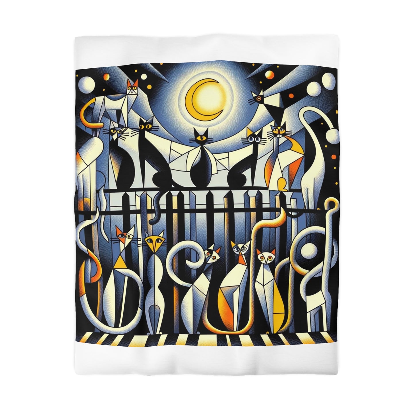 Cats: Duvet Cover (Nocturne Whiskers)