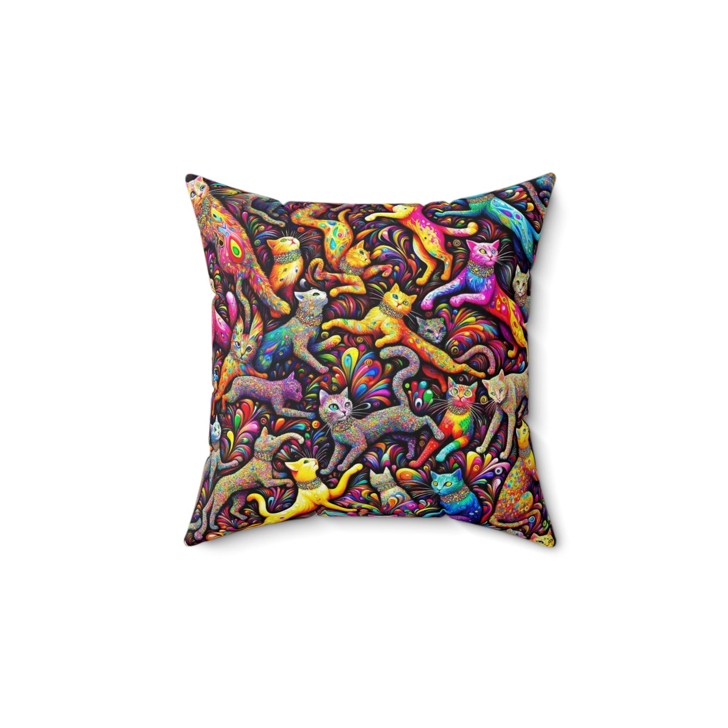 Cats: Square Pillow (Cosmic Purr)