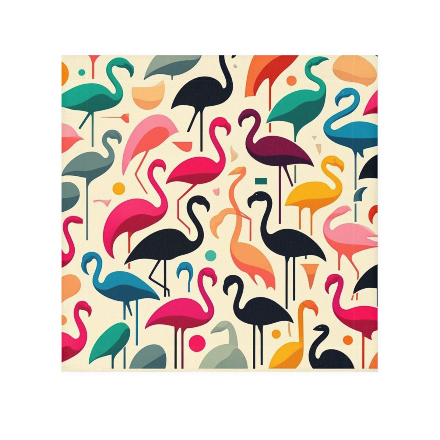 Flamingo: Face Towel (Miami Flamingo)