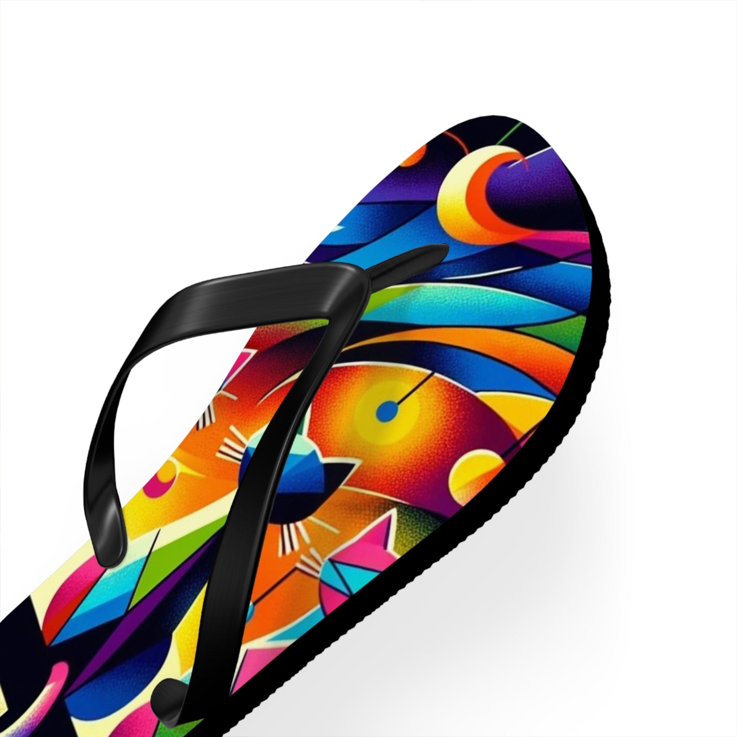 Cats: Flip Flops (Cubist Cats)