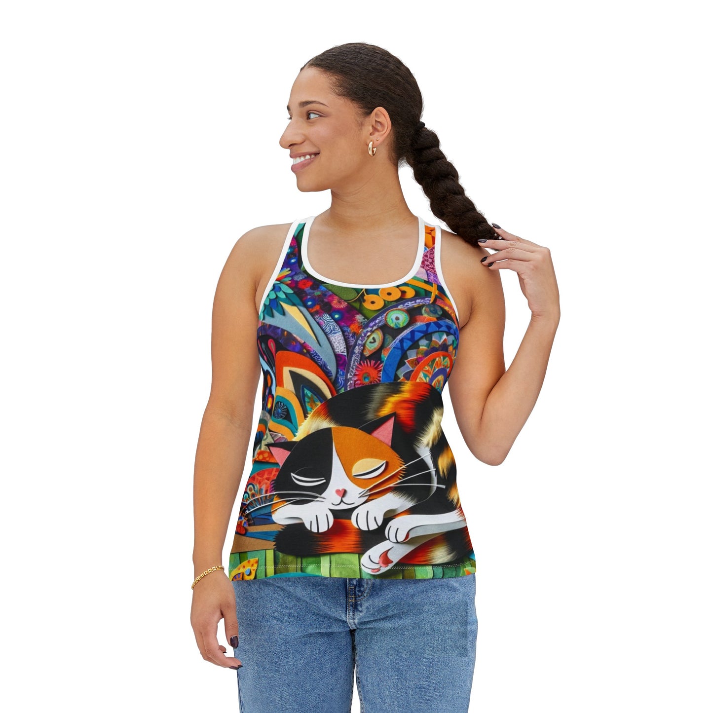 Cat: Women's Tank (Feline Mosaic)