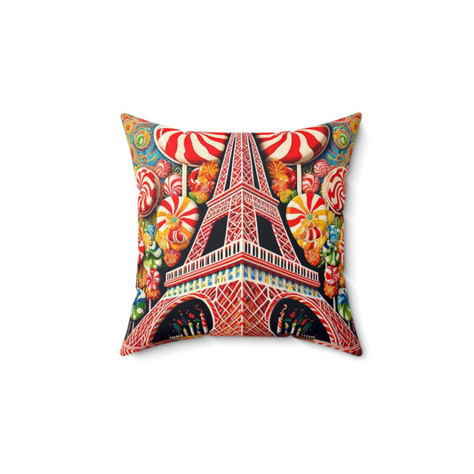 Treats: Square Pillow (Candy Parisian Dreams)