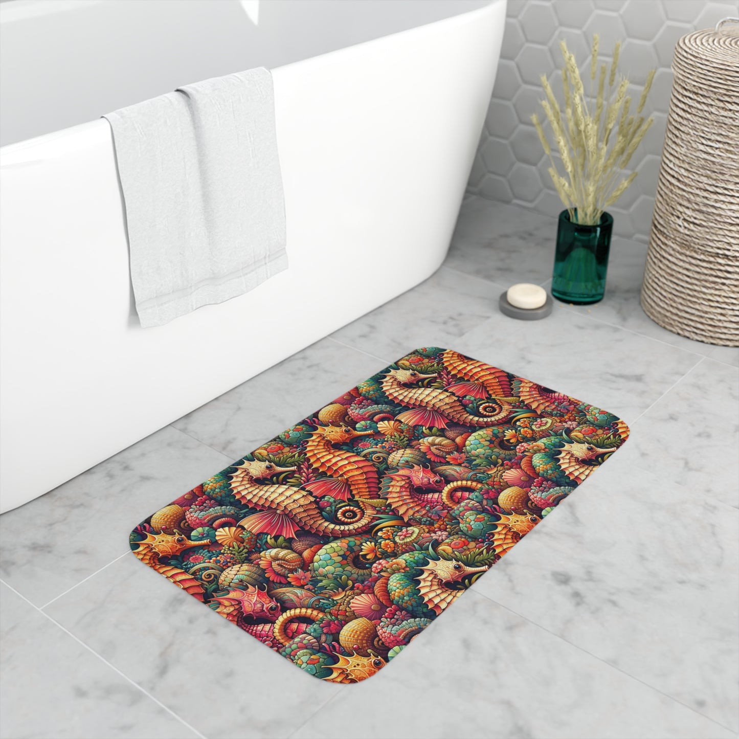 Mermaid: Memory Foam Bath Mat (Aquatic Odyssey)