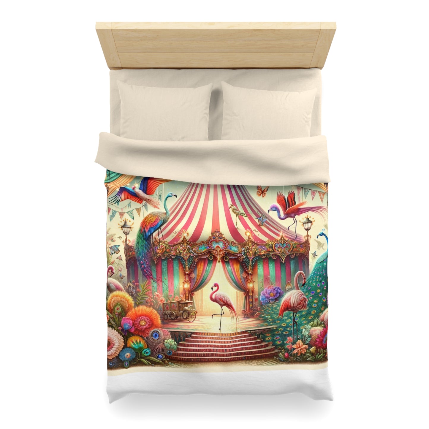 Flamingo: Microfiber Duvet Cover (Big Top Dreamland)