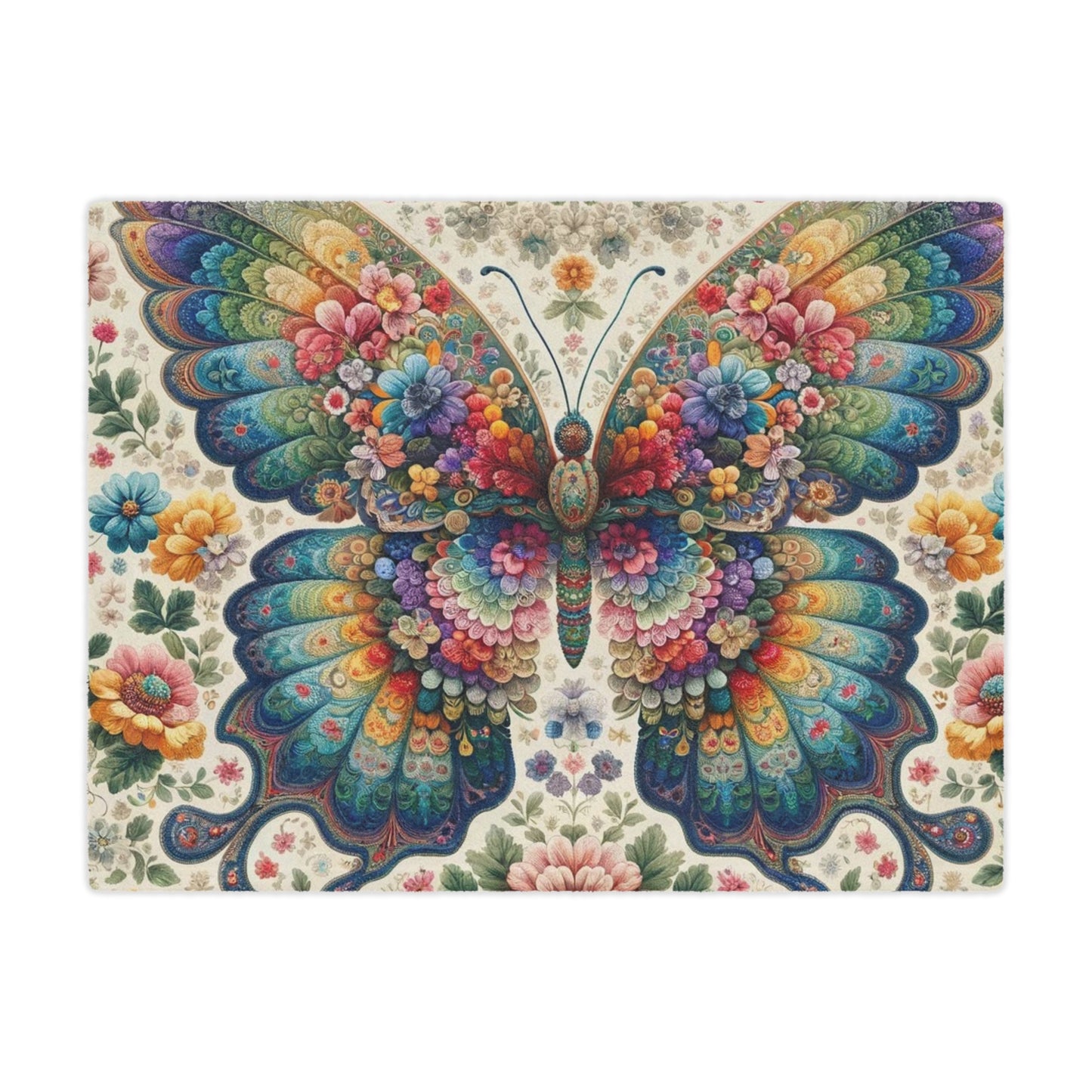 Vintage: Microfiber Blanket (Vibrant Wings)