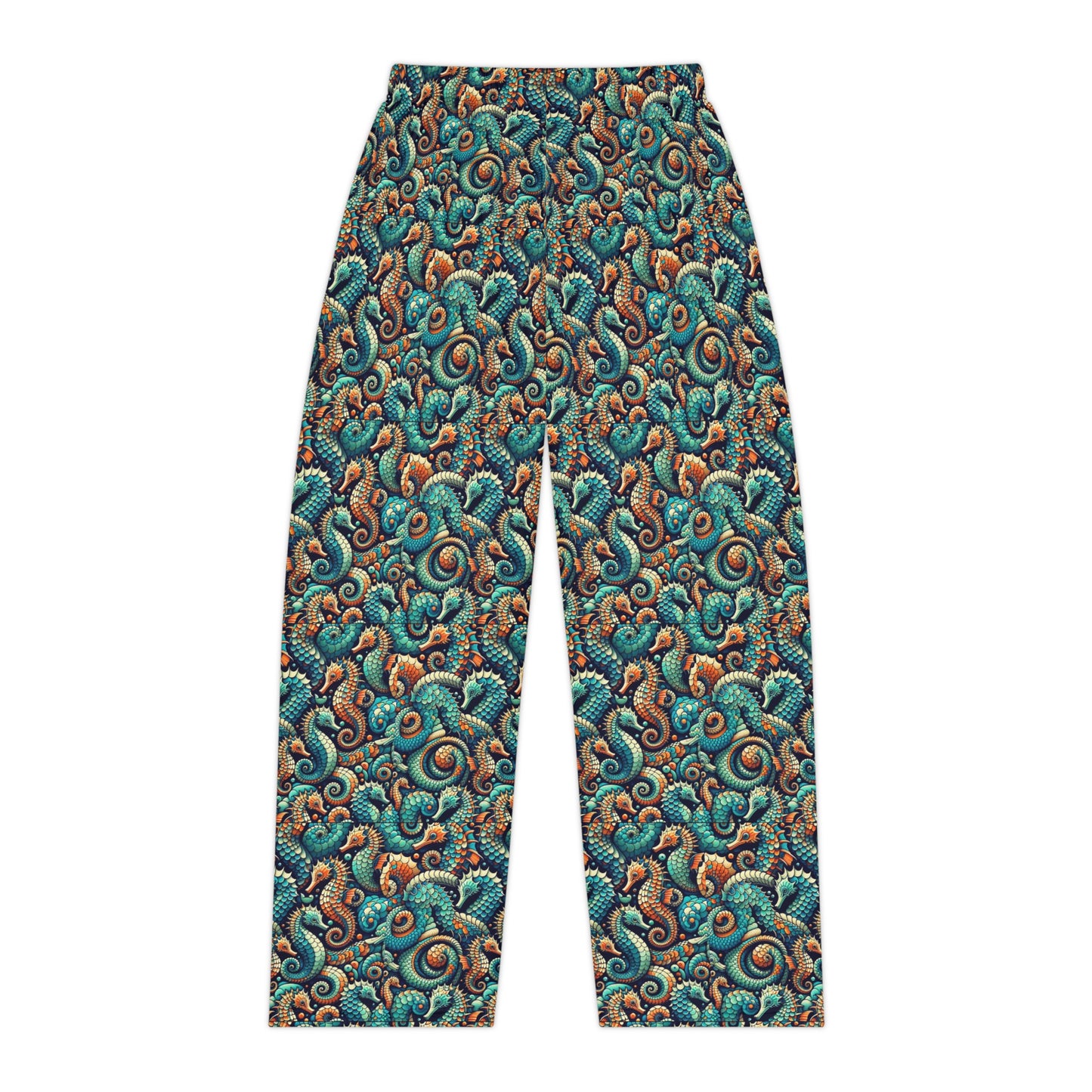 Mermaid: Pajama Pants (Seahorse Swirl)