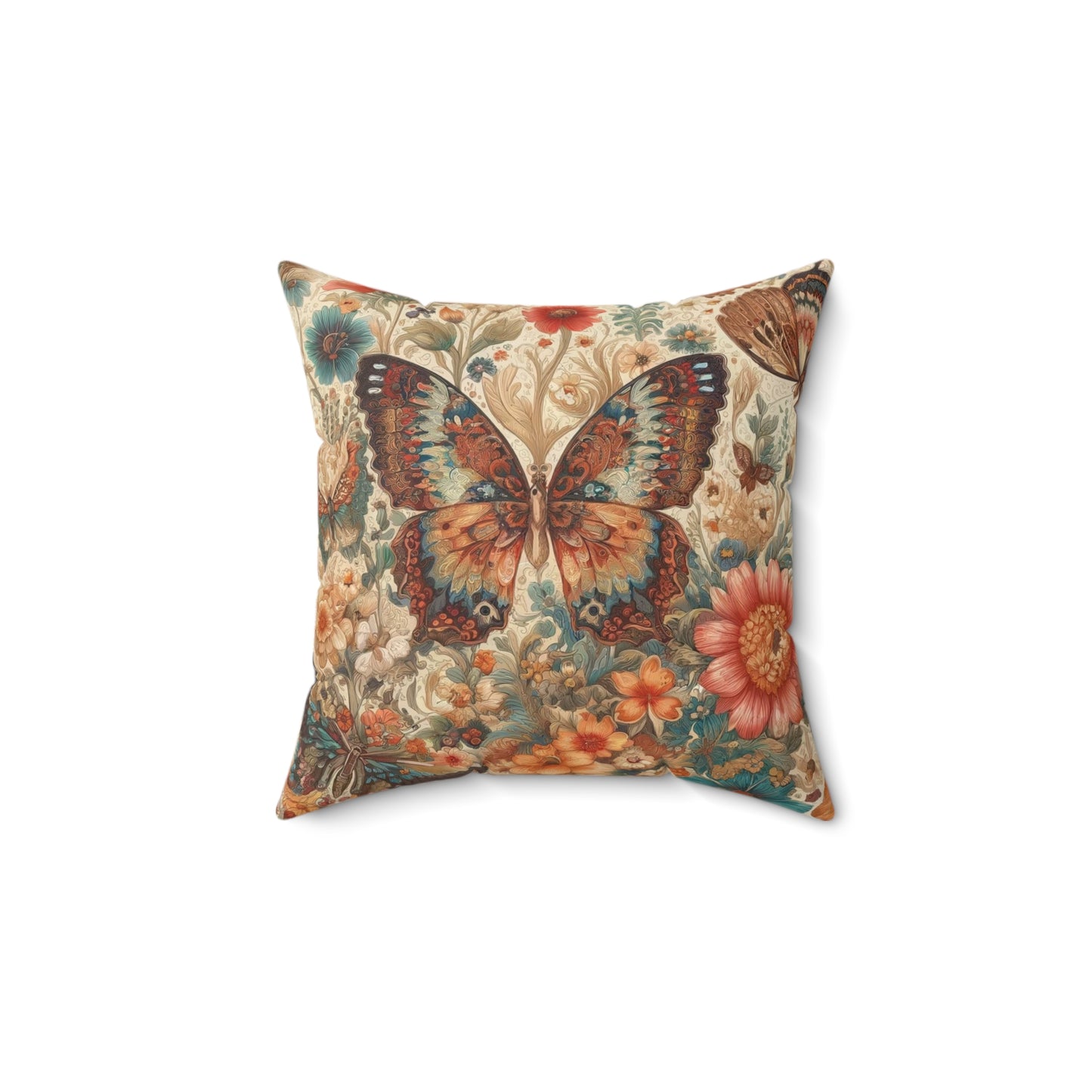 Vintage: Square Pillow (Whimsical Wings)