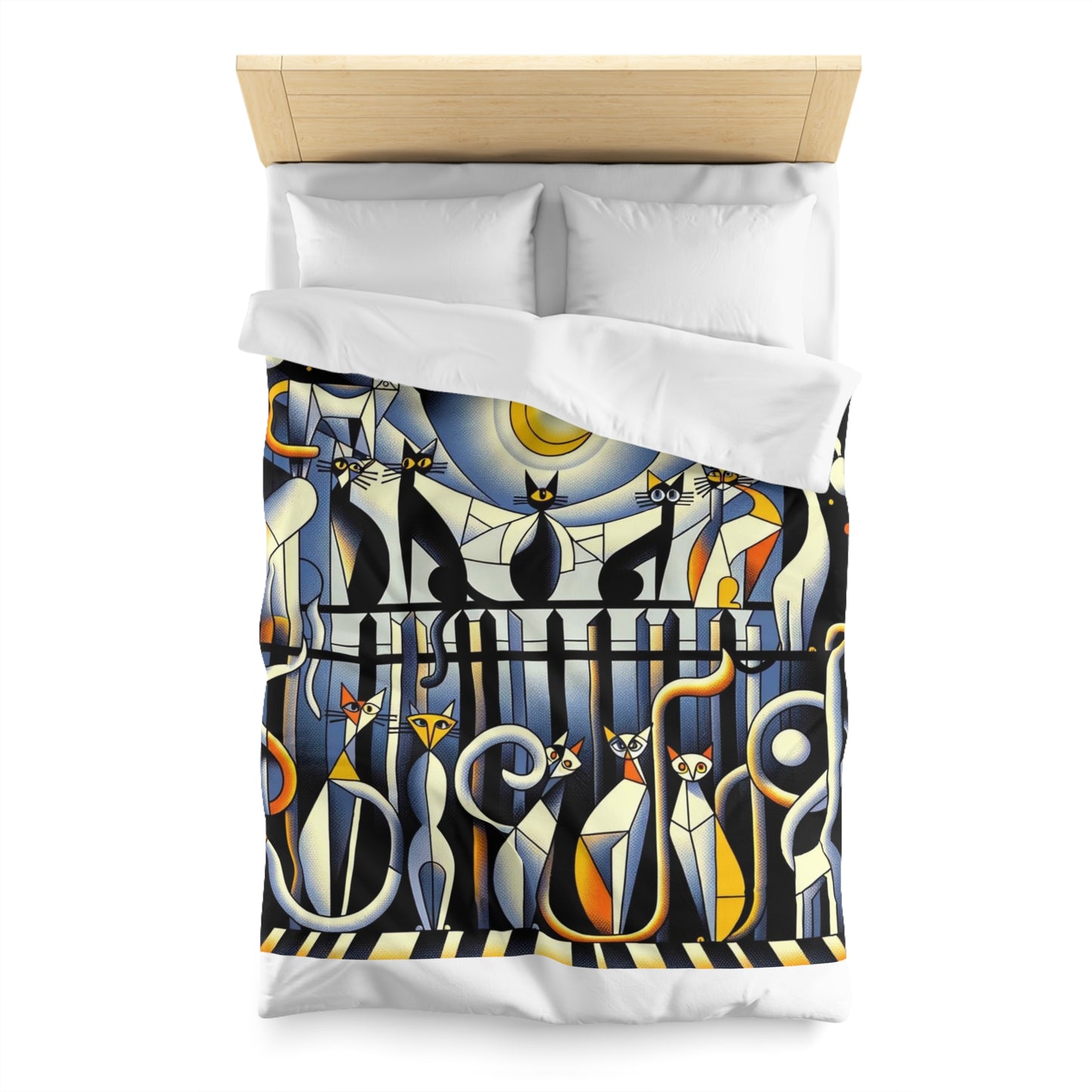 Cats: Duvet Cover (Nocturne Whiskers)