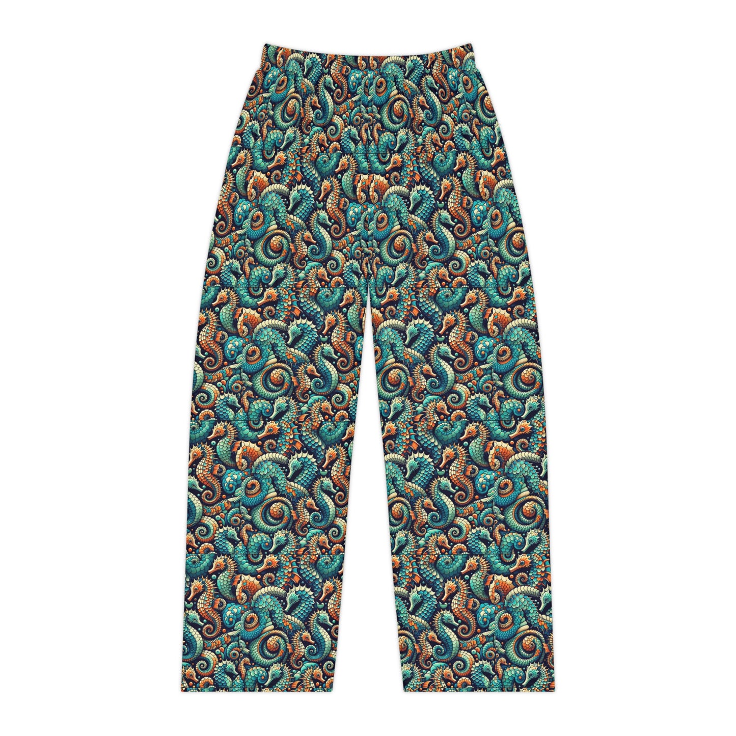 Mermaid: Pajama Pants (Seahorse Swirl)