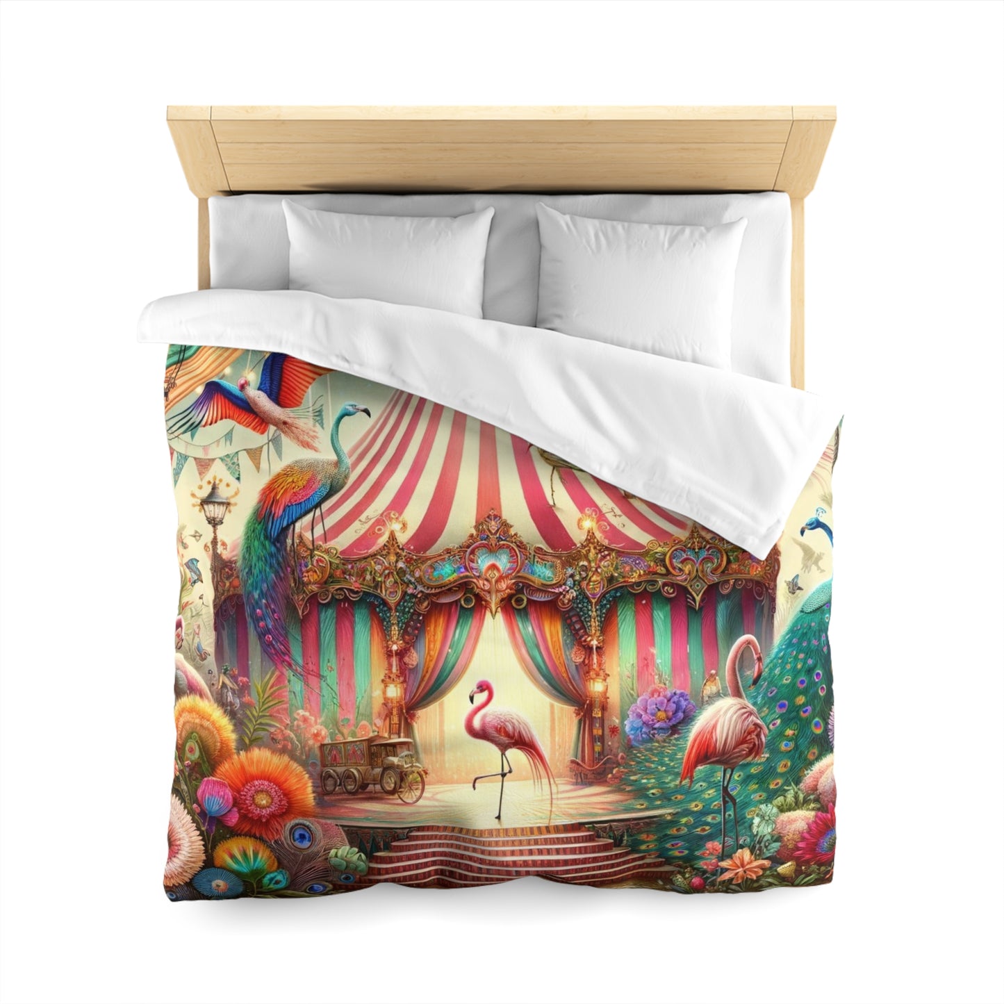 Flamingo: Microfiber Duvet Cover (Big Top Dreamland)