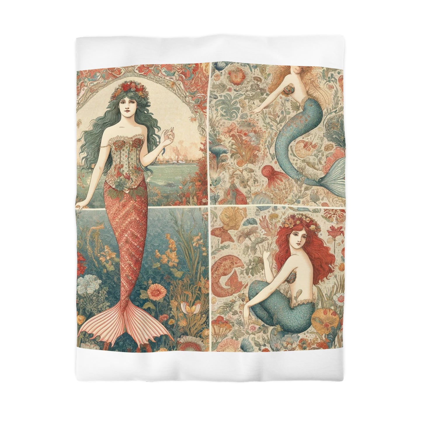 Mermaid: Microfiber Duvet Cover (Mermaid Tapestry)