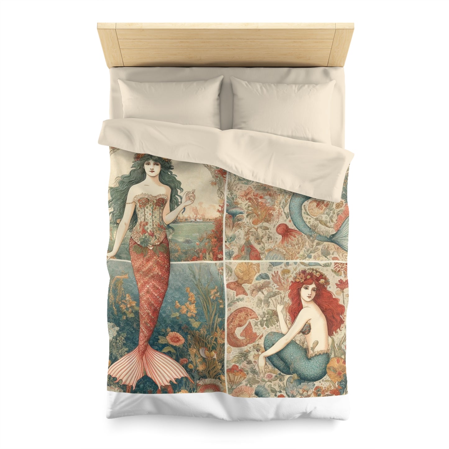 Mermaid: Microfiber Duvet Cover (Mermaid Tapestry)