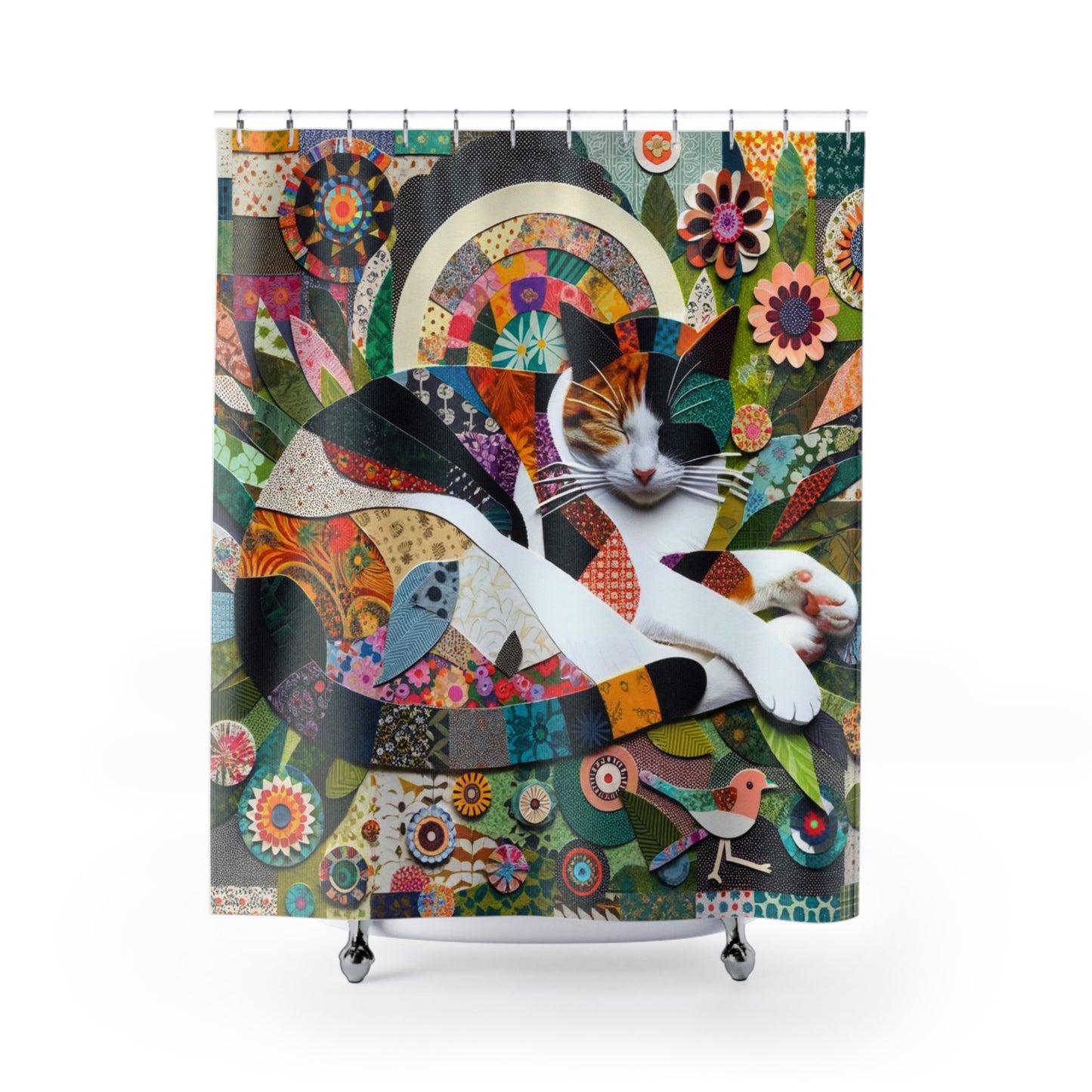 Cats: Shower Curtain (Patchwork Purrfection)